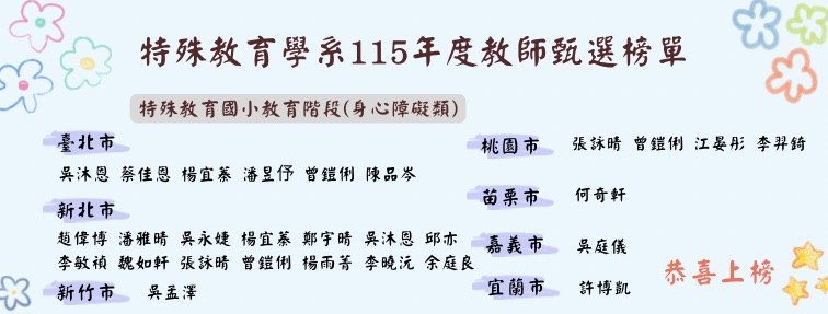 115年教甄榜單